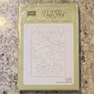 New Stampin' Up! Sizzix Big Shot Flower Frenzy Bigz L Die Set